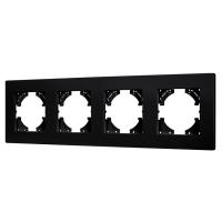 Рамка пластиковая FRM-PERIO-PL-4-BK Arlight 049759