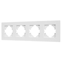 Рамка пластиковая FRM-PERIO-PL-4-WH Arlight 049758
