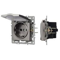 Механизм розетки влагозащищённый SCT-MCP-PL-GR (250V, 16A) Arlight 043747