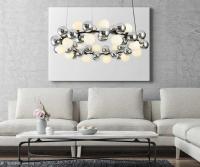 Люстра подвесная Alfa Light F1824-05 800*800*1500mm G9*14