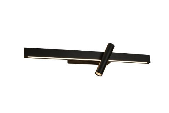Бра Alfa Light F3924-18 black 19W 60*4.5*H 10