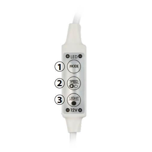 Контроллер для светодиодных одноцветных лент 12В Volpe ULC-Q510 Dim UL-00002278