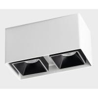 Потолочный светильник Italline FASHION FX2 white + FASHION FXR black - 2шт.