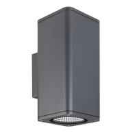 Светильник LGD-EVO-WALL-TWIN-S100x100-2x12W Warm3000 (GR, 44 deg, 230V) Arlight 046195