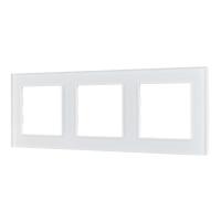 Рамка стеклянная FRM-GLARE-GS-3-WH Arlight 043799