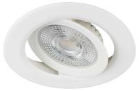 Светильник светодиодный встраиваемый ЭРА KL LED 25A-5 3K WH 5Вт 3000К круглый поворотный белый Б0068128
