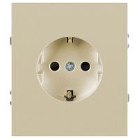 Розетка ЭРА Arktik 16-2102-04 с заземлением 2P+E Schuko со шторками 16А-250В шампань Б0070427