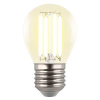 Лампа светодиодная Uniel E27 4W 3000K прозрачная LED-G45-4W/3000K/E27/CL GLY01TR UL-00011940