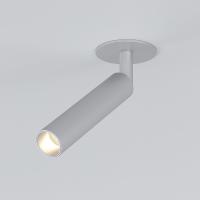 Встраиваемый светодиодный спот Elektrostandard Diffe 25027/Led серебряный a058213