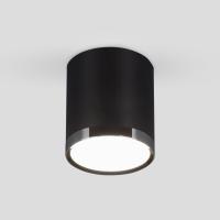 Потолочный светодиодный светильник Elektrostandard DLR024 6W 4200K черный матовый a039018