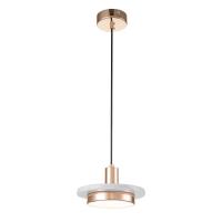 Подвесной светильник Escada 10260/1 LED*12W Gold/White marble