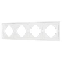 Рамка пластиковая FRM-TENDO-SFPL-4-WH Arlight 054656