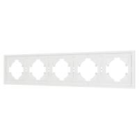 Рамка пластиковая FRM-TENDO-SFPL-5-WH Arlight 054660
