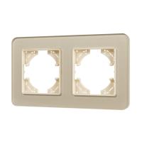 Рамка стеклянная FRM-OMALI-SFGS-2-GD Arlight 049711