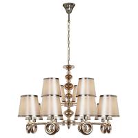 Подвесная люстра iLamp Brooklyn P2401-8+4 Nickel