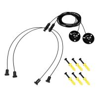 Подвес LINE-6070 2x2m Set BLACK (Pad 9x2mm) Arlight 056257