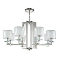 Подвесная люстра Crystal Lux Nicolas SP-PL8 Nickel/White