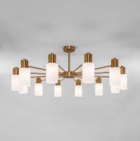 Потолочная люстра Eurosvet Vegga 70160/12 латунь Smart