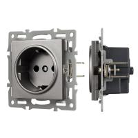 Механизм электрической розетки SCT-MEU1-PL-GR (250V, 16A) Arlight 043732