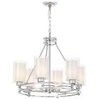Подвесная люстра Lumina Deco Marietta LDP 8025-6 CHR+WT