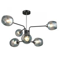 Потолочная люстра IMEX MD.3564-6-S BK+CH