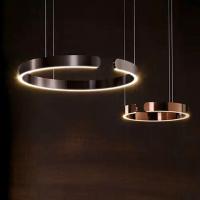 Люстра подвесная Alfa Light F0424-10 400+600mm rose gold