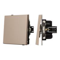 Механизм звонкового выключателя SWT-TENDO-MKR1-PL-GD (230V, 10A) Arlight 054145