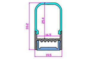 Рассеиватель Arlight ARH-WIDE-(B)-H20-2000 RRC Frost-PM 018872