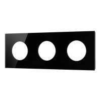 Рамка стеклянная FRM-GLARE-GC-3-BK Arlight 043839