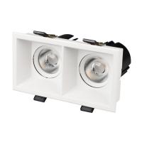 Светильник MS-FLOW-BUILT-S157x85-2x12W Warm3000 (WH, 38 deg, 230V) Arlight 053778