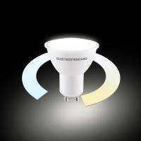 Умная лампа GU10 LED 7W 3300К-6500К CCT+DIM (BLGU1018) Elektrostandard a071006