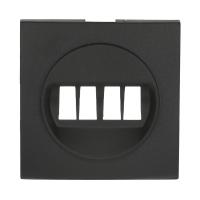 Накладка LK Studio аудио-розетки (черный бархат) LK60 867408