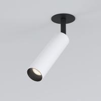 Встраиваемый светодиодный спот Elektrostandard Diffe 25040/Led белый/черный a058228