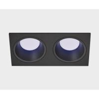 Встраиваемый светильник Italline IT08-8013 black 4000K 2 шт + IT08-8015 black