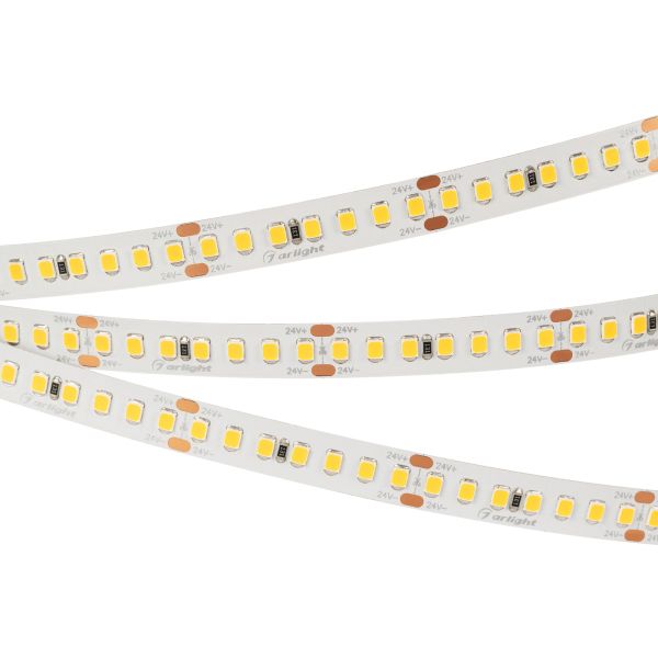 Светодиодная лента Arlight 17W/m 168LED/m 2835SMD теплый белый 5M 019095(2)