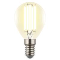 Лампа светодиодная Uniel E14 4W 3000K прозрачная LED-G45-4W/3000K/E14/CL GLY01TR UL-00011938