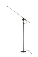 Торшер Alfa Light F3924-40 light black+gol d 18W 100*18*1 60