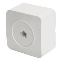 Розетка компьютерная RJ-45 Stekker София белый MST00-20-01 49300