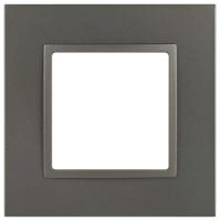 Рамка для розеток и выключателей ЭРА Elegance 14-5011-16 Classic, на 1 пост, титан Б0065823