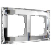 Рамка на 2 поста Werkel Diamant зеркальный W0021220 4690389158827