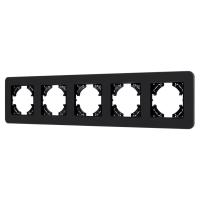 Рамка стеклянная FRM-OMALI-SFGS-5-BK Arlight 049721
