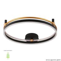Потолочный светодиодный светильник Crystal Lux Fernando PL72W Led Black/Gold