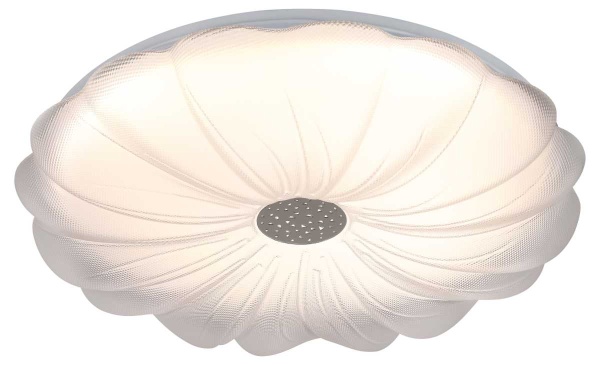 Светильник потолочный светодиодный ЭРА Классик без ДУ SPB-6 Muze 84W-3K-6,5K WH+CH 3000-6500К белый/шампань Б0070190