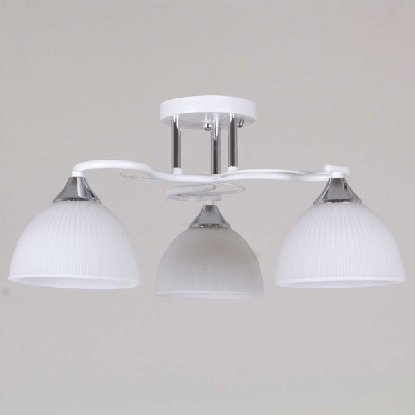 Потолочная люстра Reluce 85460-0.3-03 WH+CR