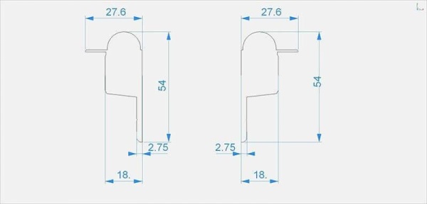 Заглушка Deko-Light End Cap R-EL-03-10 Set 2 pcs 979710