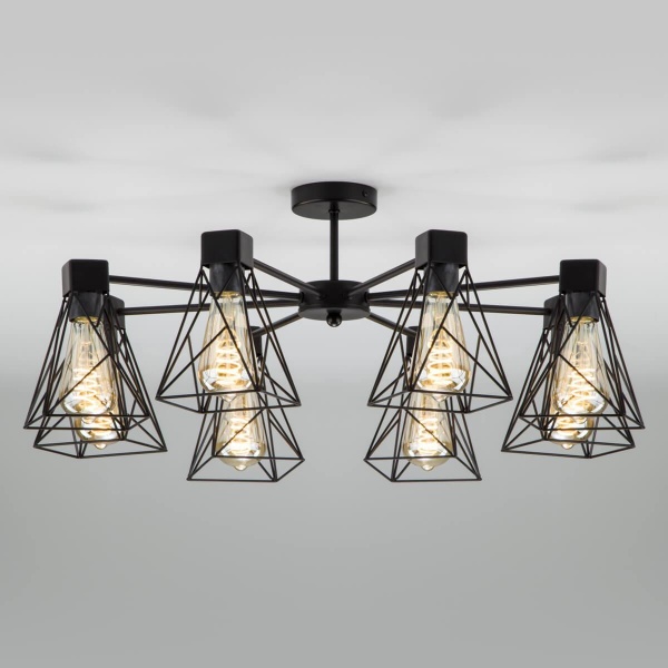 Потолочная люстра Eurosvet 70107/8 черный