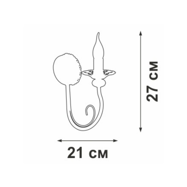 Бра Vitaluce V1188-0/1A