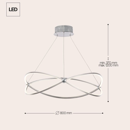 Подвесной светодиодный светильник Maytoni Weave MOD062PL-L56CH3K