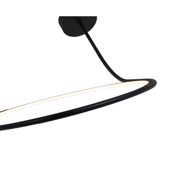 Подвесной светодиодный светильник Italline IT013-6025 black 3000K