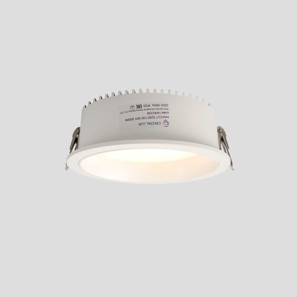 Встраиваемый светодиодный светильник Crystal Lux CLT 529C135 WH 3000K